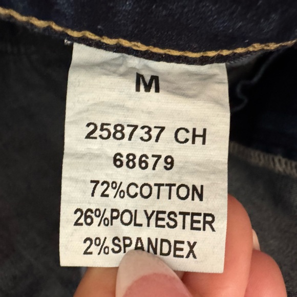 Flamingals Distressed Dark Wash Wide Leg Jeans for Women - Picture 2 of 4